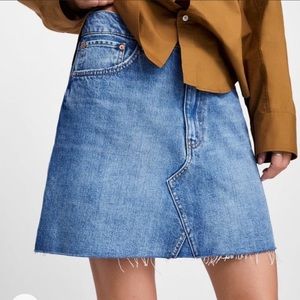 Zara denim skirt